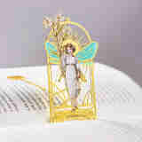 Cicely Mary Barker Flower Fairies 梦幻花仙子童话金属书签【全套四款】 西西莉 玛丽 巴克经典插画童趣艺术书签复古优雅文艺文创礼品黄铜【中商文创】 花仙子金属书签-繁缕