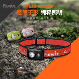 FENIX菲尼克.斯充电版超亮头戴式超轻小号户外锂电头灯 HL16 2023 HL16(2023)果绿色