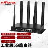 TOPUTEL 5G工业级路由器   WiFi6双卡槽 工业网关 千兆网口 SFP光口 1RS232/485口  DI DO工业接口 TN2000-FG