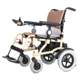 美利驰（MERITS）电动轮椅车 老年人残疾人家用医用可折叠轻便老人助步车铅酸锂电池 P109 续航30公里