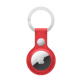 Apple AirTag 皮革钥匙扣 - 红色