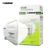 雷克兰（Lakeland）KN95口罩M100耳戴式头戴式折叠防护口罩不带阀 M100耳带式工业版口罩50只/盒 