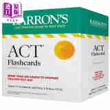 ACT Flashcards Fourth Edition Up-to-Date Review 新版ACT考试抽认卡 第四版 美国大学入学考试备考 英文原版