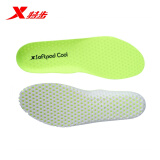 特步（XTEP）【店长推荐】鞋垫男女运动鞋垫透气舒适柔软鞋垫 萤光绿-9050透气型 36码
