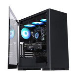先马（SAMA） 工匠系列+电源套装  USB3.0 电脑游戏主机箱 金属面板/一体成型/全包式侧板 工匠360 电竞版 工匠+先马坦克430(额定300W)电源 套装