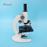 维克科教（V-ic SciEncE） XSP-02单目生物显微镜 中小学生科学实验用中考同款显微镜 XSP-02+10种生物切片套装