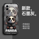 劳弗 VIVO Y9S手机壳保护套VIVO Y10（t1版）镜头全包防摔硅胶卡通熊猫软壳 VIVO Y10（t1版）经典黑-熊猫黑色