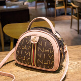 莫尔克（MERKEL）夏新款女式单肩斜挎包时尚韩版女包包锁扣手机零钱袋 CF粉色