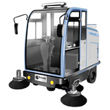 鼎洁盛世 DJ2000 驾驶式扫地机 全封闭环卫车 电动扫路吸尘车 蓝色