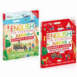 DK语法书 人人学英语青少版系列 English for Everyone Junior 英语语法图解指南 新视觉 英文原版日常综合训练单词参考书词汇卡片 青少版课本+练习册2册套装