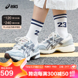 亚瑟士ASICS男女复古老爹鞋 GEL-1090 烟灰色44.5