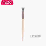 魅丝蔻（MSQ）奶咖系列单支面部化妆刷点彩刷修容刷腮红刷提亮柔软亲肤 小号平头点彩刷（羊毛） 1支