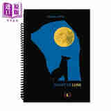 【法文版】法文剪纸绘本 月亮颂歌 CHANT DE LUNE 法文原版 Giulia Vetri  礼品书