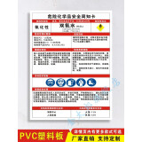 睿俊危险化学品安全周知卡安全技术说明书MSDS告知牌标识牌提示警示牌 双氧水（PVC塑料板）ZZK28 40x60cm