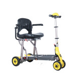 美利驰 小轮椅车轻便可上飞机电动助步车老年人残疾人锂电池可折叠轻便轻巧代步车 折叠上飞机高铁 S542 单车 轻便携带上飞机