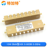 SMA/N型射频可调按键信号衰减器 0-90dB步进2W/5W10W大功率0-4GHz 10W SMA型-KK 0-90DB 3G