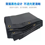 嘟影户外简易便携式投影幕布60寸-150寸支持4K 高清黑底不透光露天电影可折叠4：3/16：9 白色幕布(黑底不透光) 84寸16:9