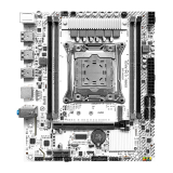 精粤 X99主板CPU套装台式机电脑游戏多开主板至强E5主板DDR3/DDR4内存E5 2666V3/2696V3/2680V4/2678V3 精粤X99M-G D4 ARGB主板 搭配E5 2666
