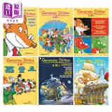 老鼠记者漫画版1-6 3故事合1 Geronimo Stilton 3-In-1 英文原版 儿童推理探险小说故事 章节桥梁书 进口童书