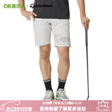 Taylormade泰勒梅高尔夫服装男士T-AIR运动舒适透气golf时尚短裤 2025新款 M13276 浅灰色 S