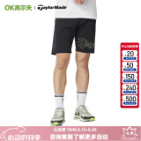 Taylormade泰勒梅高尔夫服装男士T-AIR运动舒适透气golf时尚短裤 2025新款 M13278 黑色 S