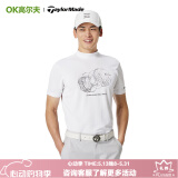 Taylormade泰勒梅高尔夫服装男士CONCEPT休闲时尚T恤短袖polo衫2025新款 M13270 白色 L