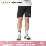 Taylormade泰勒梅高尔夫服装男士T-AIR运动舒适透气golf时尚短裤 2025新款 M13278 黑色 2XL