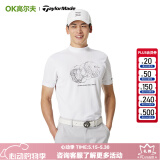 Taylormade泰勒梅高尔夫服装男士CONCEPT休闲时尚T恤短袖polo衫2025新款 M13270 白色 L