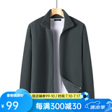 凡客诚品凡客轻薄摇粒绒拉链外套 25春夏新品 立领深灰 3XL