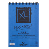 康颂（CANSON） XL系列 16K绘画簿细纹 8k创意簿 素描簿 水溶彩铅本 速写本 马克笔本 创意簿8k 270x390 25张 300g