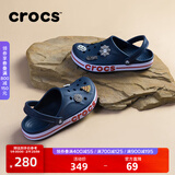 卡骆驰洞洞鞋贝雅卡骆班轻便耐磨一脚蹬休闲鞋|205089 深蓝/辣椒红-4CC 41 /42(260mm)