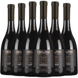 TBILVINO格鲁吉亚第比威诺萨别拉维“晚红蜜”干红葡萄酒原瓶进口 一箱装(六支)