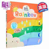 预售 Baby Touch Rainbow 瓢虫Ladybird错层书 彩虹 新版 英文原版进口图书 低幼儿童绘本 纸板书 早教色彩颜色启蒙书