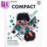 剑桥原版 KET校园版考试备考 Compact学生书+在线练习册 赠送音频 第二版 Compact Key for Schools Students Book