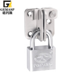 格玛斯gemasp锁扣不锈钢门扣窗户锁卡扣安全大门插销卫生间门栓 左开 小号( 带锁 )