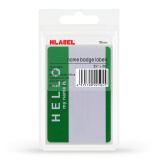 米标（HLABEL）不干胶标签名字贴纸手臂商务会议姓名贴手写自粘性标记贴 出口Name badge 绿色504