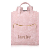 电脑双肩包大学生高中旅行电脑书包笔记本背包13适用14吋华为惠普联想小新15.6大电脑包笔记本背包 粉色 13寸-14寸电脑用