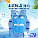 尚优不凡 夏季降温神器马甲冰袋空调户外工地高温作业防暑水冷制冷防护服