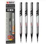 晨光（M&G）  MG-1530 中性水笔芯0.5mm学生考试笔办公签字笔签名笔替芯 10支 黑色