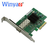 Winyao WY576F1-SFP PCI-E X4千兆光纤网卡 82576 VLAN
