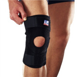 LP护膝膝部保护运动护具适用于羽毛球跑步等 均码 LP758 包覆调整型
