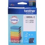 兄弟LC699XLBK黑色LC695XLCMY彩色墨盒适用于MFC-J2320 MFC-J2720 LC695XLC 青色
