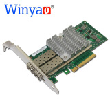 Winyao E10G82599AF PCE服务器双口万兆光纤网卡 82599 X520