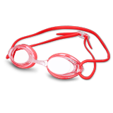 英发（YINGFA） 儿童泳镜男女防水防雾专业比赛竞速成人专业训练游泳镜570AF 红色透明镜片