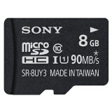 索尼（SONY）8GB TF（MicroSD）存储卡 Class10 读速90MB/s 高速行车记录仪 手机存储卡