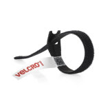 威扣（VELCRO）电脑理线带 带标签魔术贴扎带 绑线带 20.3cmx1.2cm 5条装 91426 黑色带标签
