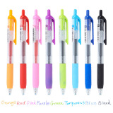 中性笔 速干笔 按动签字笔 学生用笔 彩色中性笔 G101 紫色1支