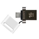 索尼（SONY）16GB U盘  USB 3.1 micro电脑手机双接口OTG 白色 读速130MB/s 手机U盘金属U盘 多用车载优盘