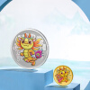 中国金币 2024年中国甲辰（龙）年贵金属纪念币 龙年金银纪念币 圆形彩色金银3克金+15克银