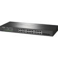 普联（TP-LINK） 24口千兆poe+4万兆光纤口二层WEB网管企业级万兆上联交换机 企业级网线分线器 TL-SH2428P